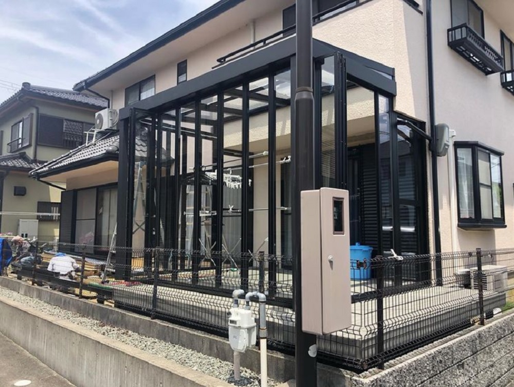ガーデンルームジーマ施工中！｜エクセル神戸