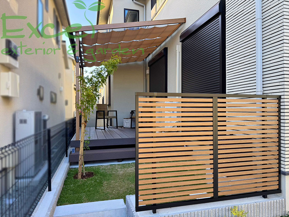 〈吹田市〉デッキDS＋シュエット、目隠しでくつろぎ空間を｜ＬＩＸＩＬ