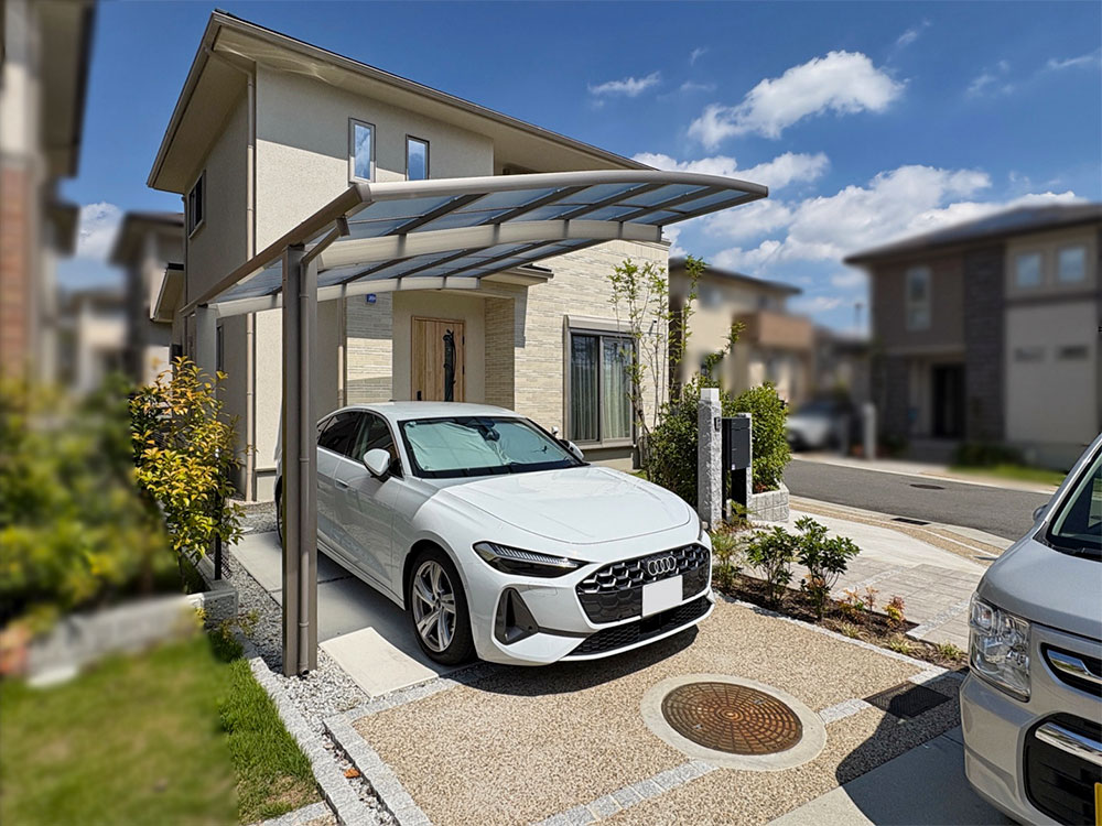 カーポートSC187-2施工前