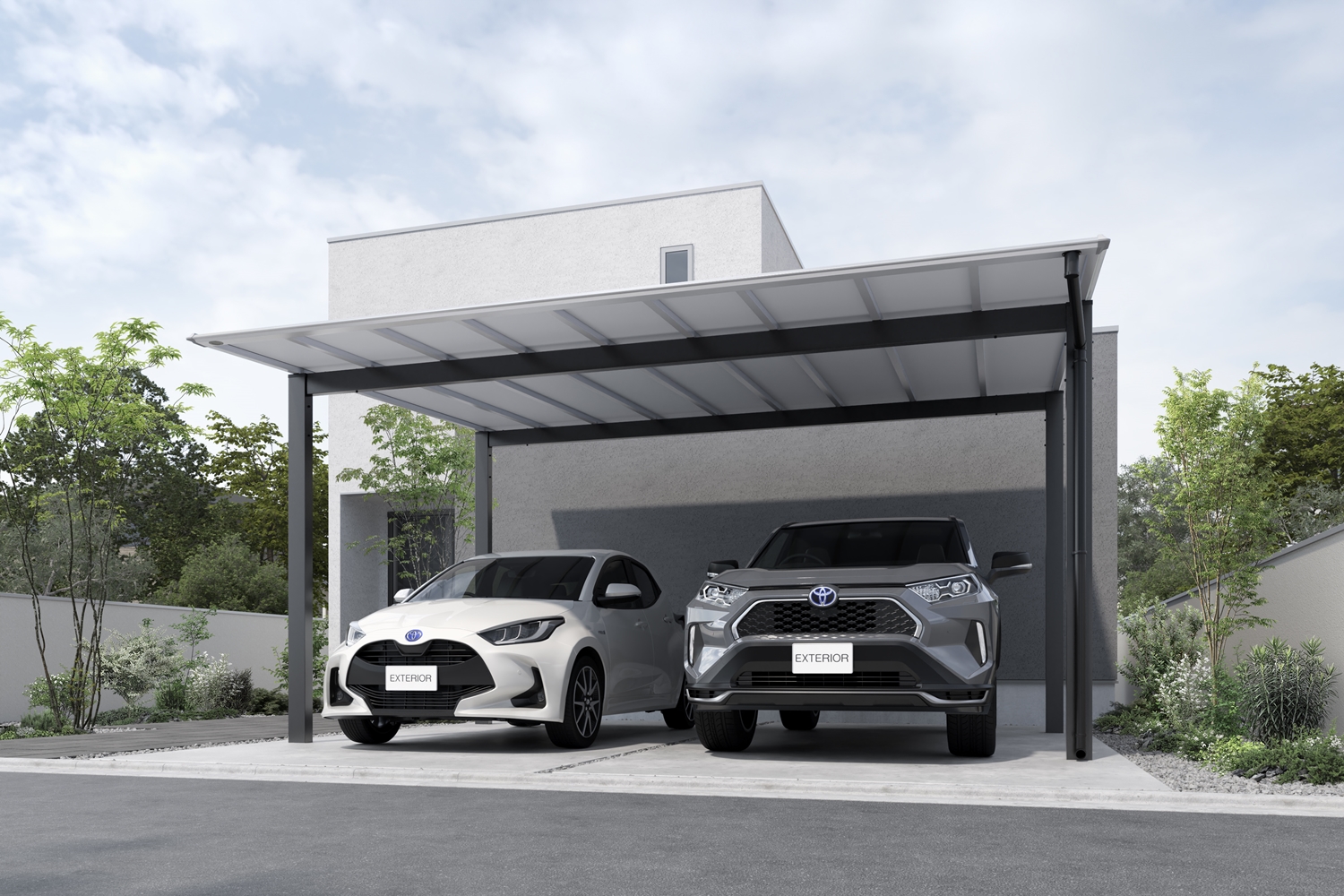 【新商品】カーポートの暑さ対策に！三協アルミ「シルバーポリカ」登場