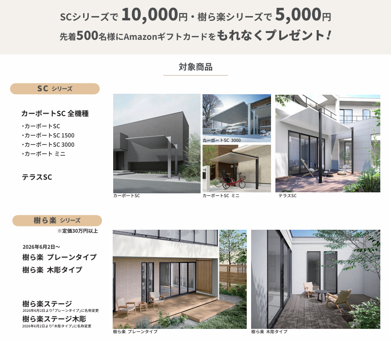 LIXIL2026春ソトで暮らしアップキャンペーン対象商品一覧