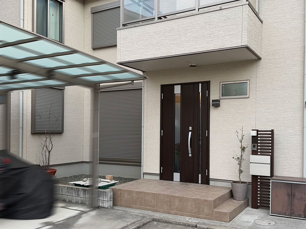 堺市ココマ外観施工前