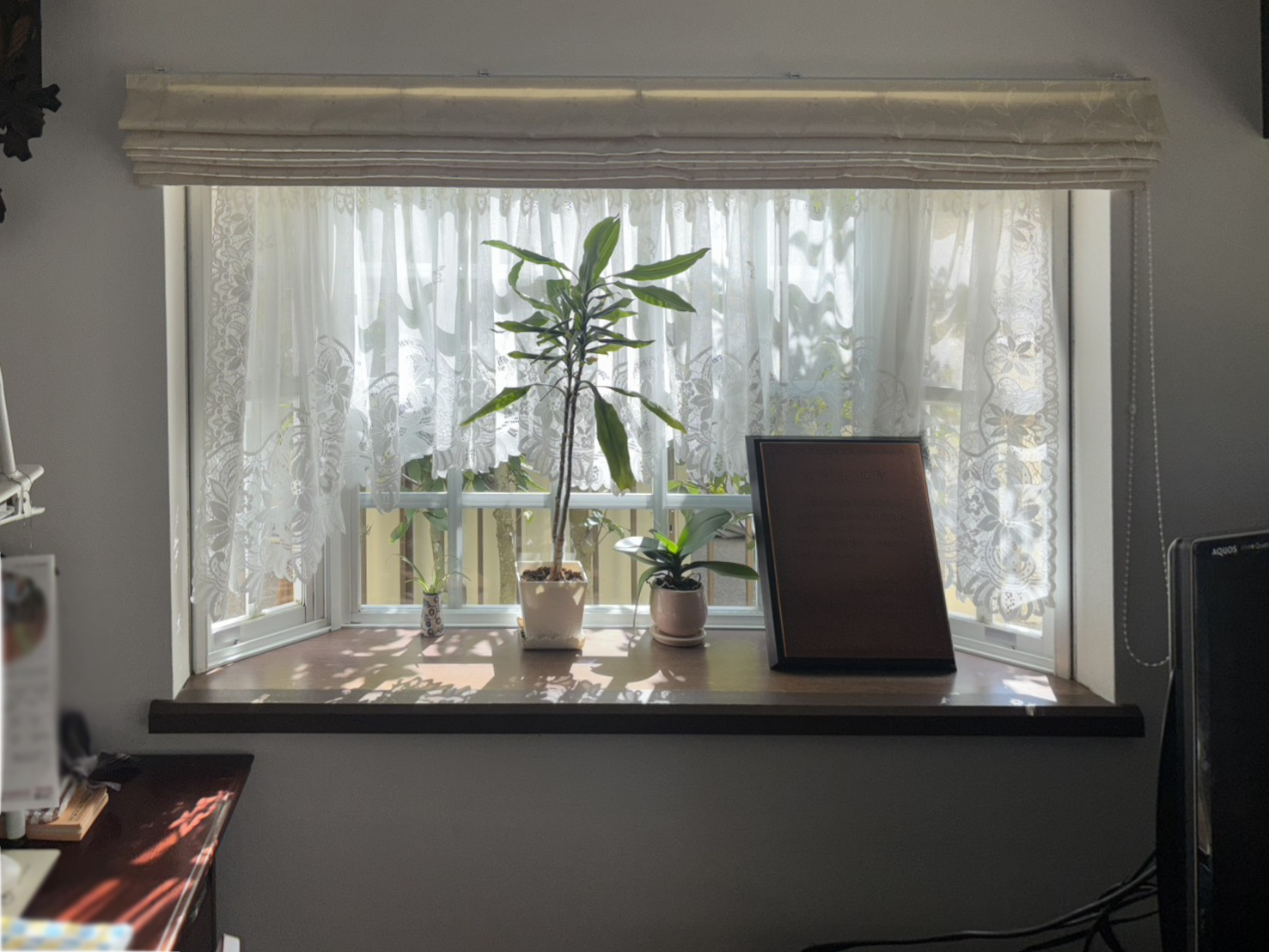 出窓にインプラス施工前