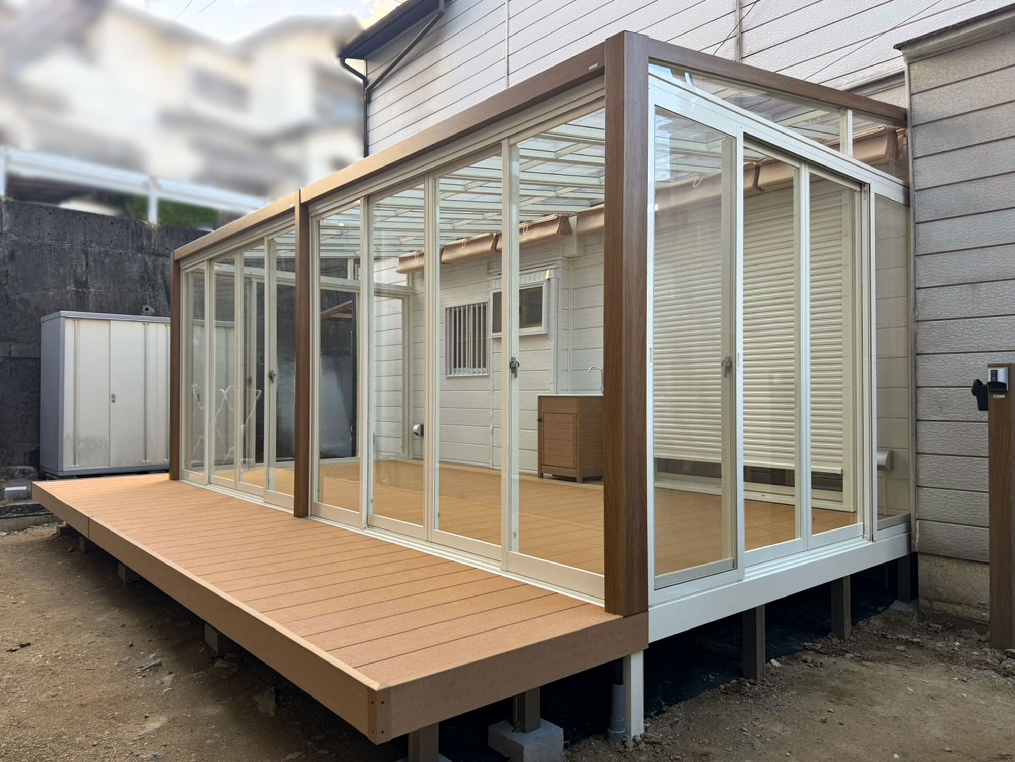 F様邸ガーデンシンク外観