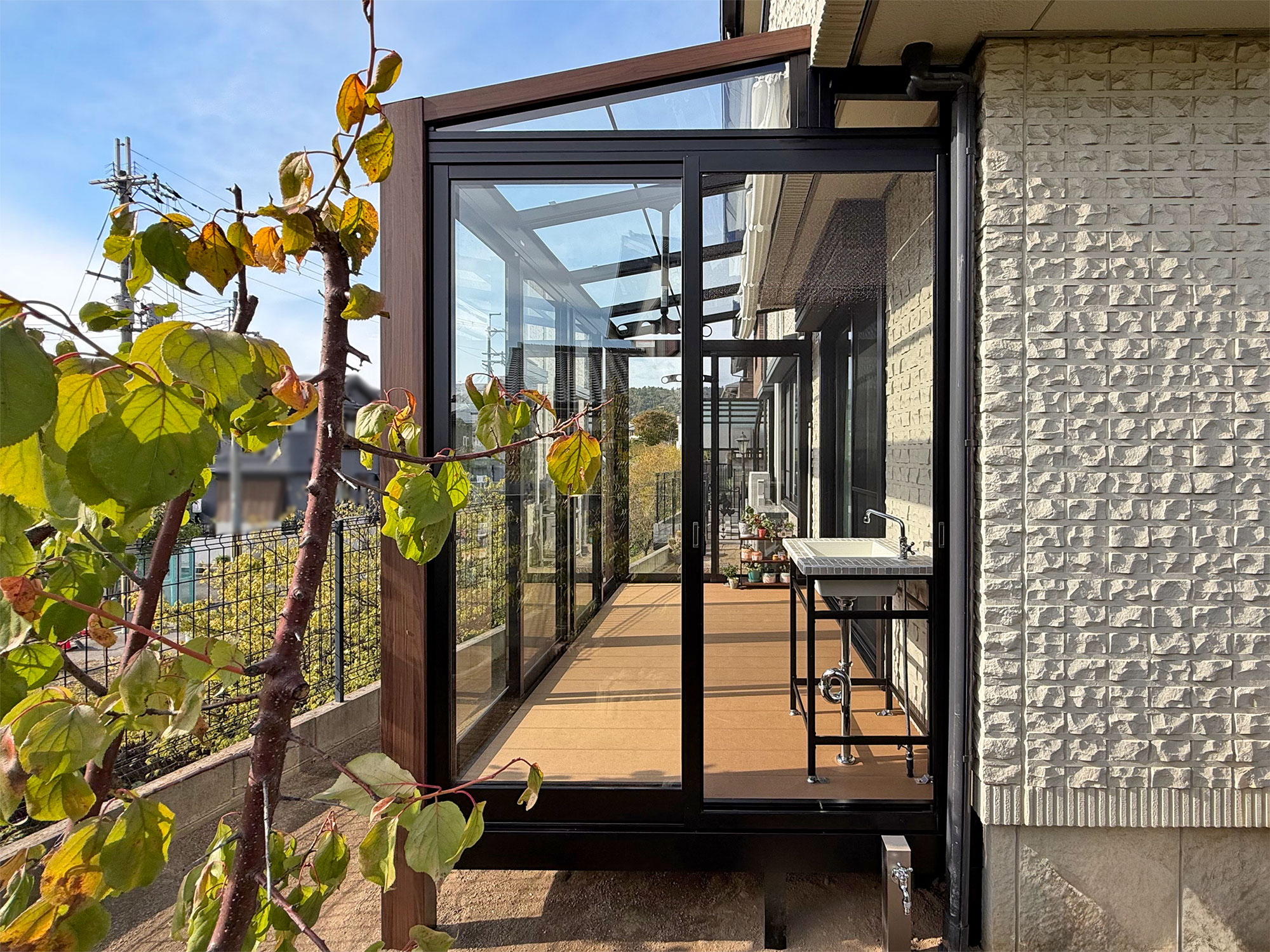 K様邸ガーデンシンク外観